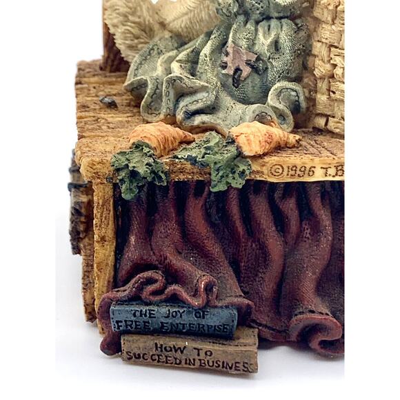 San Francisco Music Box Boyds Bears Bunny Rabbit Carrot Juice Farmstand Tested - Picture 5 of 11